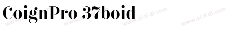 CoignPro 37boid字体转换 CoignPro 37boid字体转换
